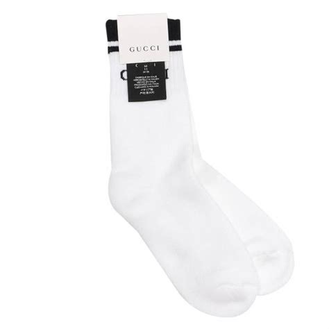 gucci white mens sock|white gucci tights.